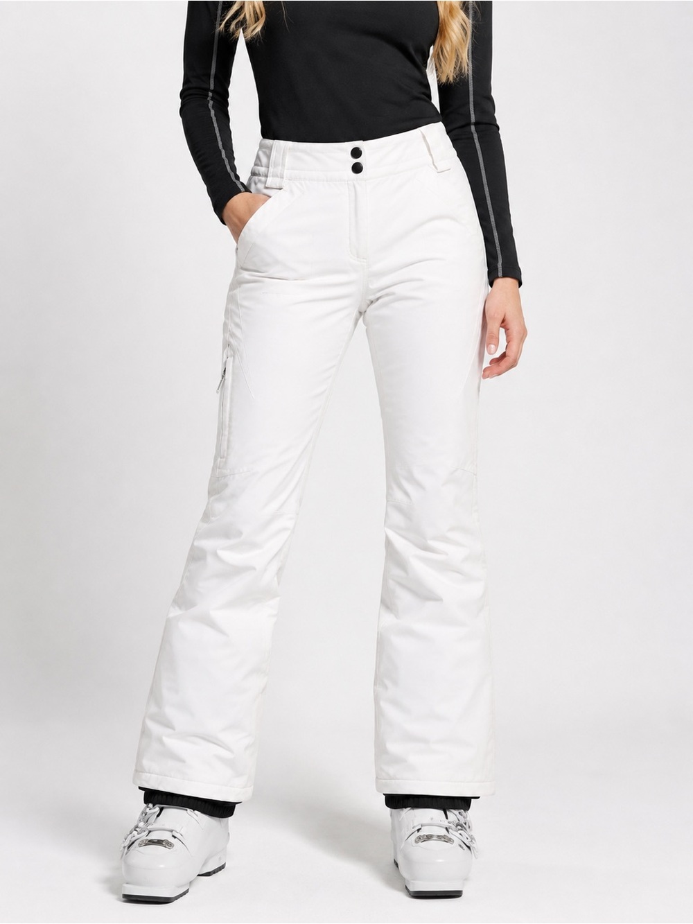 LOLE White Softshell ‘Protest’ Ski Pants 
XL Waterproof